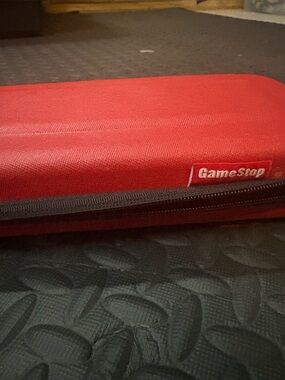 GameStop Red Zippered Console/Accessory Case Nintendo Switch